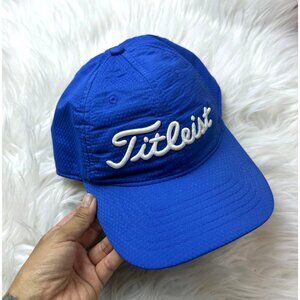 Titleist Blue Golf Hat Adjustable Crest Invitational Performance Outdoors Casual